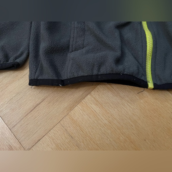 The North Face Kids Gray Zip Up Fleece Jacket - Picture 3 of 7